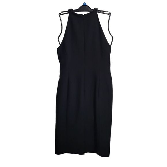 Little Black Dress Beaded Halter Dress - Picture 2 of 4
